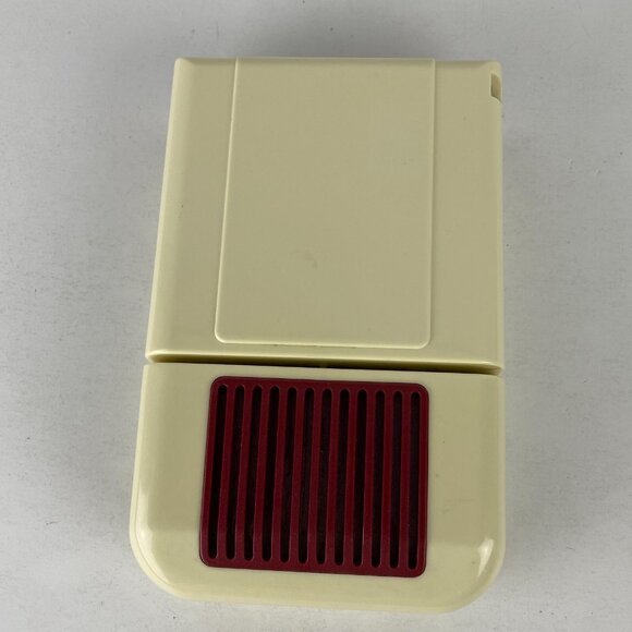 Vintage Pretty Nails Nail Dryer Cream & Red Unit No Instructions Missing Cord * - Picture 1 of 16